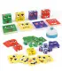 [No Bell] Puzzle d\'expression de changement de visage pour enfants, blocs de construction, Cube