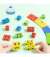 [No Bell] Puzzle d\'expression de changement de visage pour enfants, blocs de construction, Cube