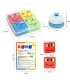 [With Bell] Puzzle d\'expression de changement de visage pour enfants, blocs de construction, Cu