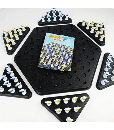 [Triangle Chess A] JOTriangle-Jeu explorez ecs pour enfants, bande élastique, puzzle de géométr