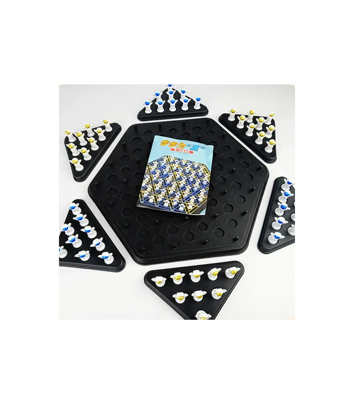[Triangle Chess A] JOTriangle-Jeu explorez ecs pour enfants, bande élastique, puzzle de géométr