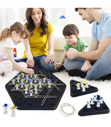 [Astronaut Chess] JOTriangle-Jeu explorez ecs pour enfants, bande élastique, puzzle de géométri