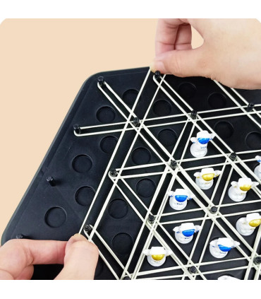 [Astronaut Chess] JOTriangle-Jeu explorez ecs pour enfants, bande élastique, puzzle de géométri
