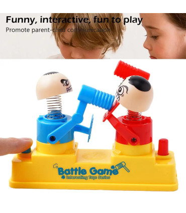 [Gris clair] Mini doigts, jeux de combat à deux joueurs, jeux Parent-enfant, jouets interactifs