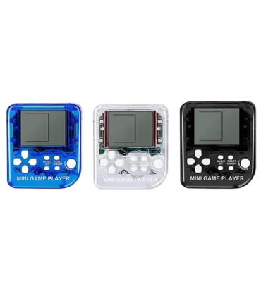 [3Pcs MixedB 3Pcs] Porte-clés de poche portable pour enfants, mini machine de jeu classique, co