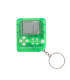 [1Pcs Green 2Pcs] Porte-clés de poche portable pour enfants, mini machine de jeu classique, con