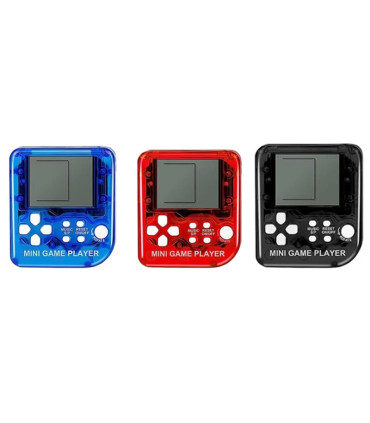 [3Pcs MixedC 1Pcs] Porte-clés de poche portable pour enfants, mini machine de jeu classique, co