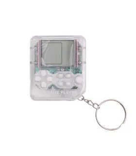 [1Pcs White 3Pcs] Porte-clés de poche portable pour enfants, mini machine de jeu classique, con