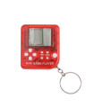 [1Pcs Red 2Pcs] Portable pocket keychain for kids, mini classic game machine, conso