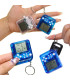 [1Pcs Blue 2Pcs] Porte-clés de poche portable pour enfants, mini machine de jeu classique, cons