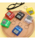 [1Pcs Red 3Pcs] Porte-clés de poche portable pour enfants, mini machine de jeu classique, conso