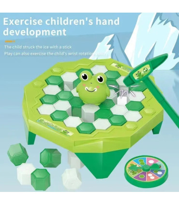 [Green] Jouet de Compétition Interactive pour Enfant, Jeu de Sauvetage Écologique, Mini Brise-G