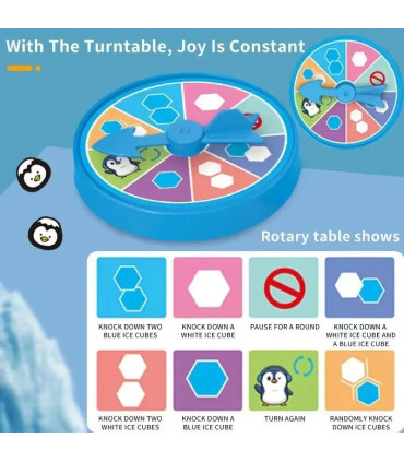 [Blue] Jouet de Compétition Interactive pour Enfant, Jeu de Sauvetage Écologique, Mini Brise-Gl