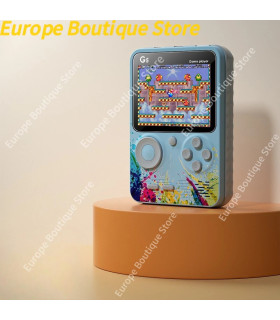 [Bleu] Nouveau G5 intégré 500 jeux Mini Console de jeu vidéo rétro Portable 3.0 pouces classiqu