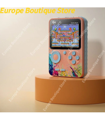 Rose nouveau intégré console G5 vue de face écran 3 pouces
