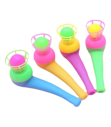 [4PCS RANDOM] Jouets de balle soufflante de tuyau en plastique pour enfants, jeux de sport de p