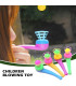 [4PCS RANDOM] Jouets de balle soufflante de tuyau en plastique pour enfants, jeux de sport de p