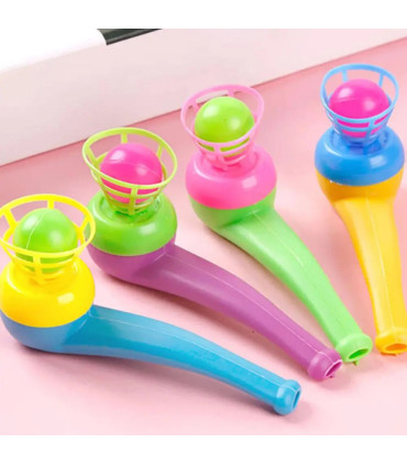 [4PCS RANDOM] Jouets de balle soufflante de tuyau en plastique pour enfants, jeux de sport de p