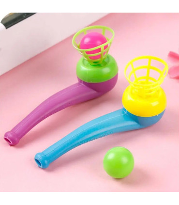 [4PCS RANDOM] Jouets de balle soufflante de tuyau en plastique pour enfants, jeux de sport de p