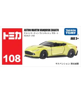 [108 Vanquish] Takara Tomy Tomica 1/64 Mini modèle de voiture en alliage moulé sous pression jo
