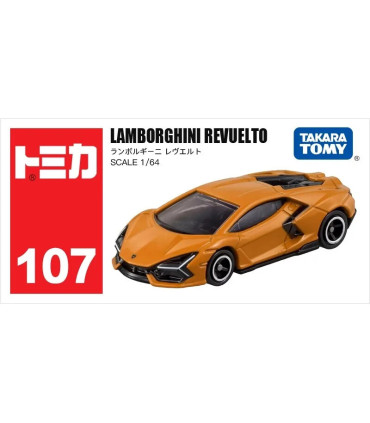 [107-10 Revuelto] Takara Tomy Tomica 1/64 Mini modèle de voiture en alliage moulé sous pression