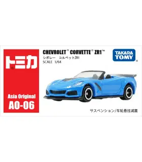 [AO-06 Corvette ZR1] Takara Tomy Tomica 1/64 Mini modèle de voiture en alliage moulé sous press