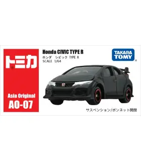 [AO-07 Civic Type R] Takara Tomy Tomica 1/64 Mini modèle de voiture en alliage moulé sous press