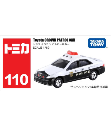 [110 Crown Police] Takara Tomy Tomica 1/64 Mini modèle de voiture en alliage moulé sous pressio
