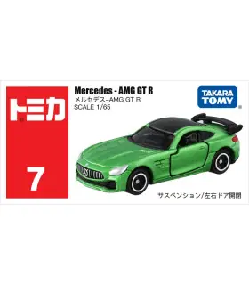 [7 AMG GT R] Takara Tomy Tomica 1/64 Mini modèle de voiture en alliage moulé sous pression joue