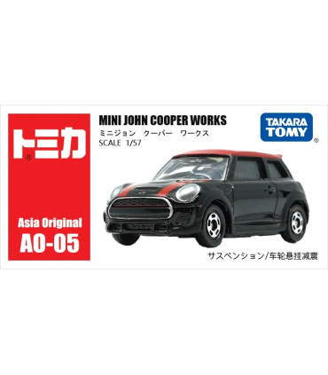 [AO-05 MINI JCW] Takara Tomy Tomica 1/64 Mini modèle de voiture en alliage moulé sous pression 
