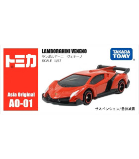 [AO-01 Veneno] Takara Tomy Tomica 1/64 Mini modèle de voiture en alliage moulé sous pression jo