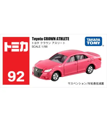 [92 Pink Crown] Takara Tomy Tomica 1/64 Mini modèle de voiture en alliage moulé sous pression j