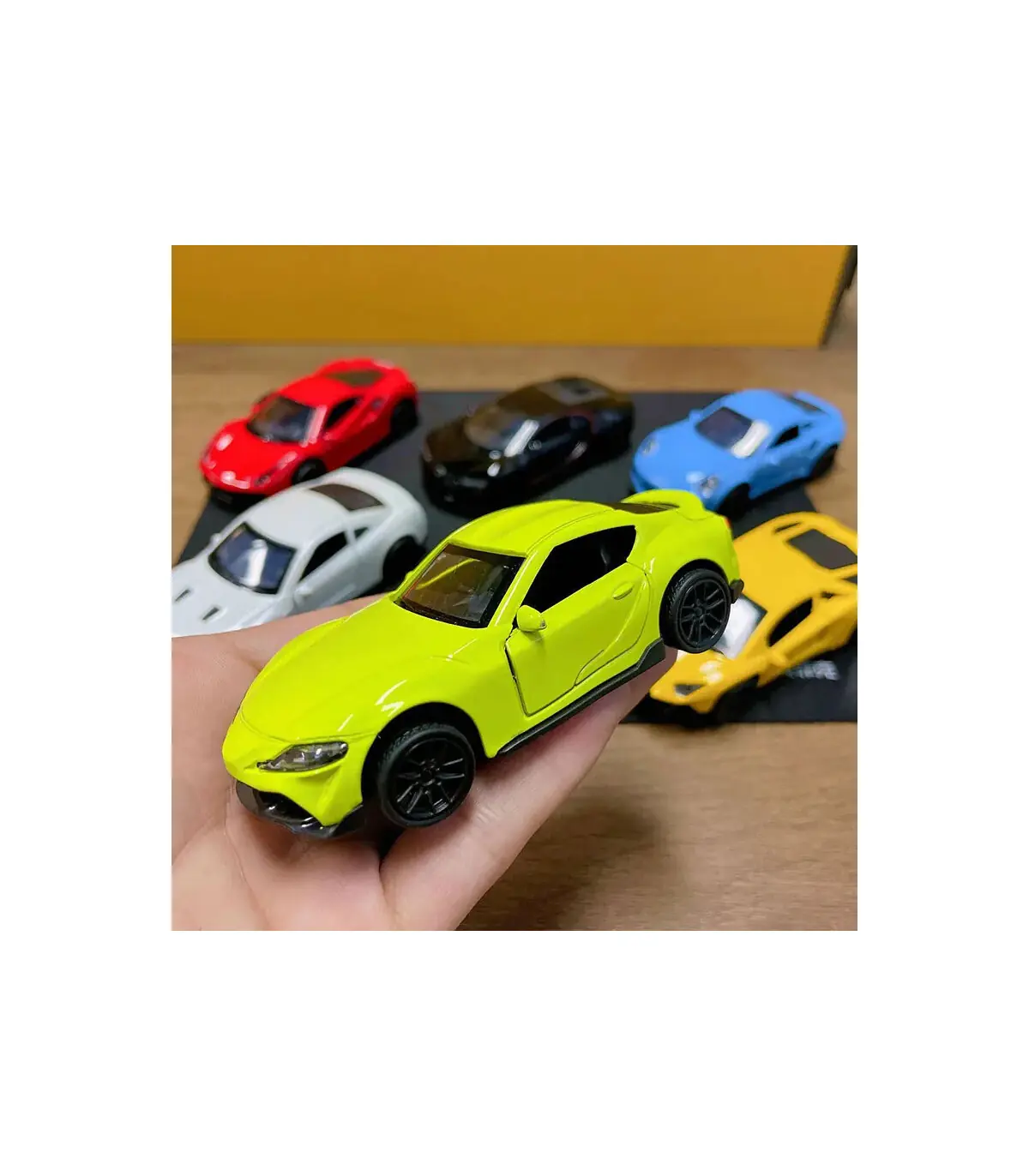 [Yellow] Modèle de voiture en alliage moulé sous pression 1:43, jouet de Simulation en métal po