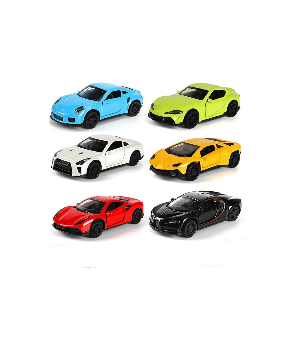 [Red] Modèle de voiture en alliage moulé sous pression 1:43, jouet de Simulation en métal pour 