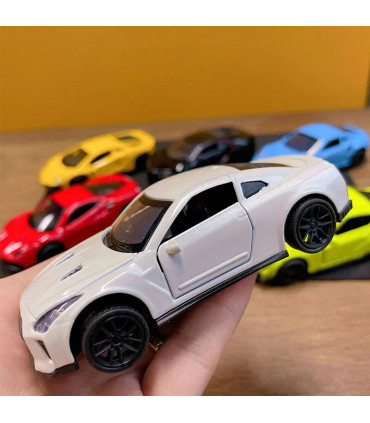 [Red] Modèle de voiture en alliage moulé sous pression 1:43, jouet de Simulation en métal pour 