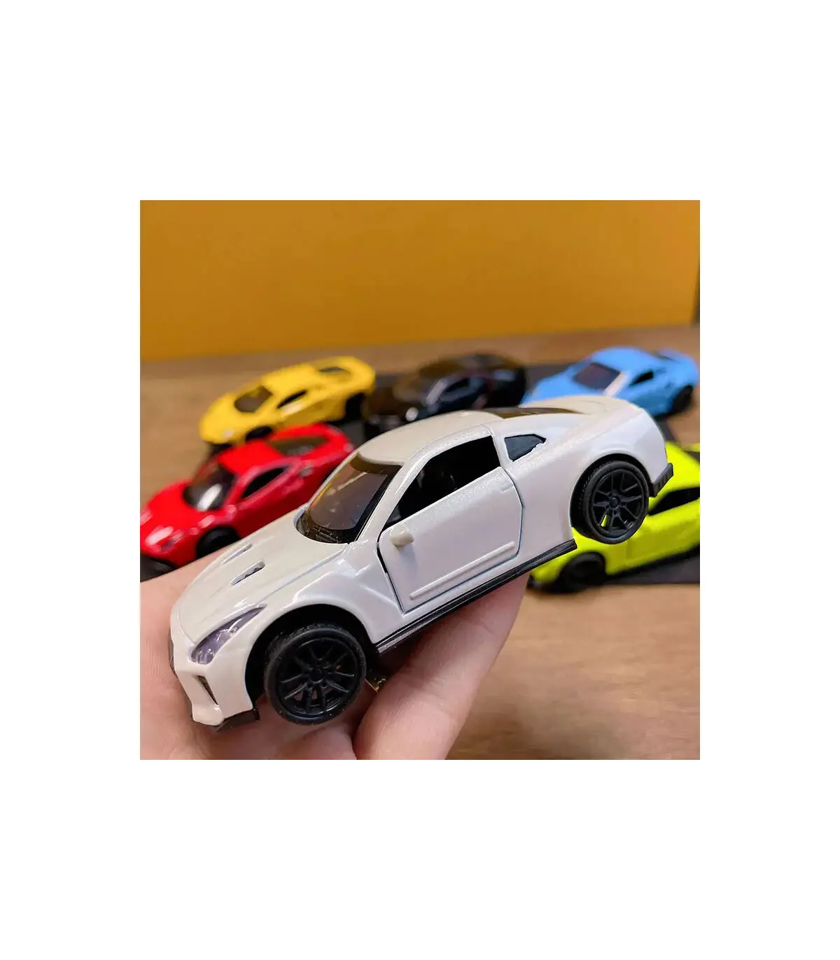 [Red] Modèle de voiture en alliage moulé sous pression 1:43, jouet de Simulation en métal pour 