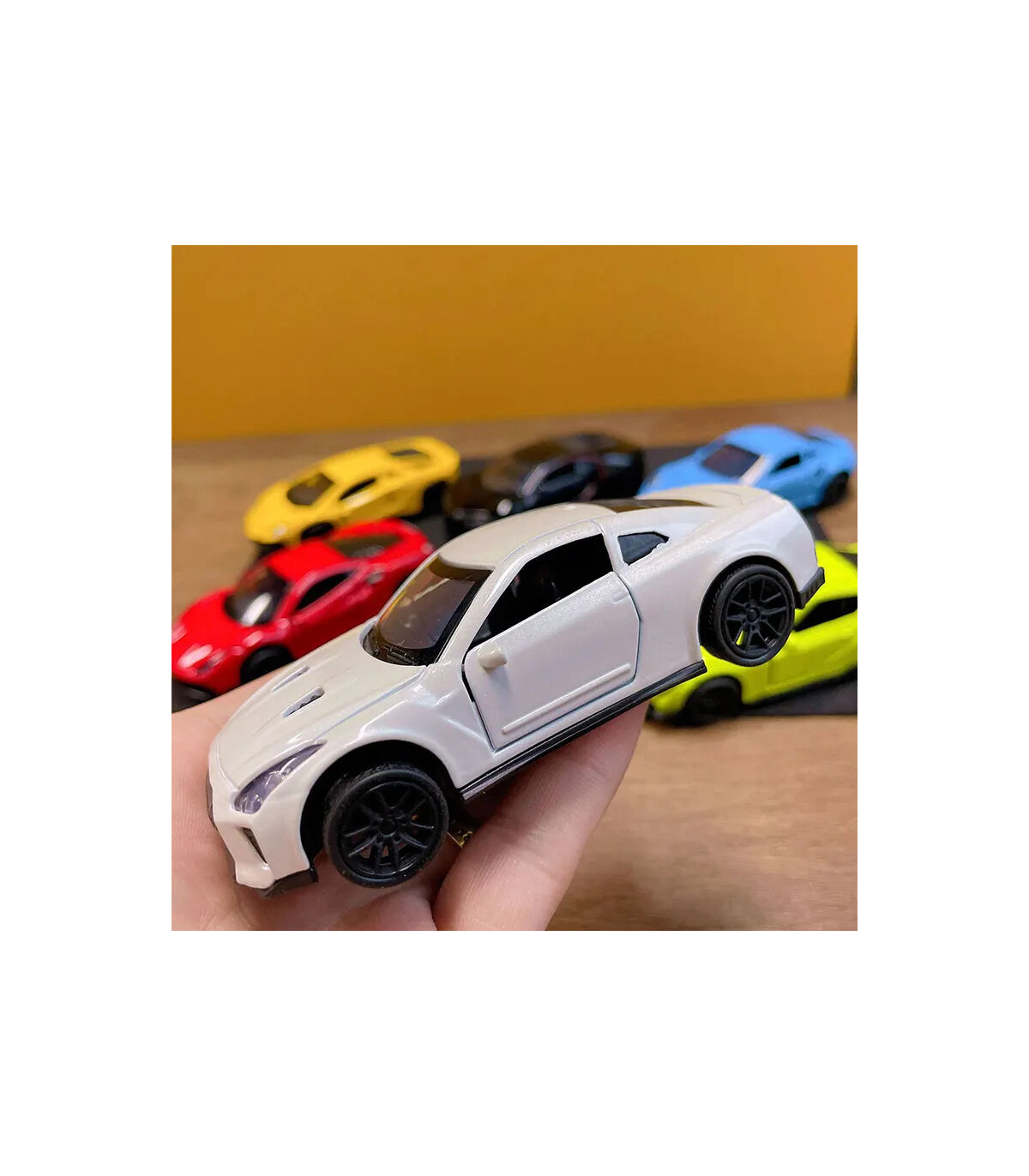 [Blue] Modèle de voiture en alliage moulé sous pression 1:43, jouet de Simulation en métal pour