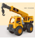 [Crane] Modèle de véhicule d\'ingénierie de grande taille, pelle en plastique, grue, mélangeur, 