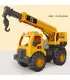 [Crane] Modèle de véhicule d\'ingénierie de grande taille, pelle en plastique, grue, mélangeur, 