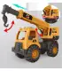 [Crane] Modèle de véhicule d\'ingénierie de grande taille, pelle en plastique, grue, mélangeur, 