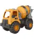[Mixer truck] Modèle de véhicule d\'ingénierie de grande taille, pelle en plastique, grue, mélan