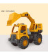[Excavator] Modèle de véhicule d\'ingénierie de grande taille, pelle en plastique, grue, mélange