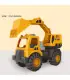 [Excavator] Modèle de véhicule d\'ingénierie de grande taille, pelle en plastique, grue, mélange