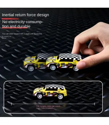 [30 inertia vehicles] Ensemble de jouets de voitures de 3 pouces, 50 pièces, voitures de moulag