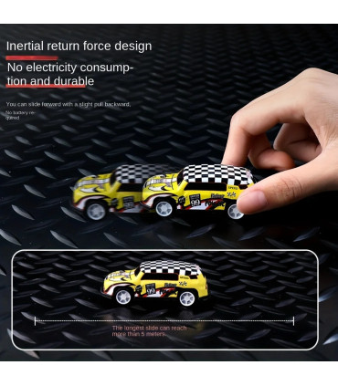 [50 vehicles] Ensemble de jouets de voitures de 3 pouces, 50 pièces, voitures de moulage en all