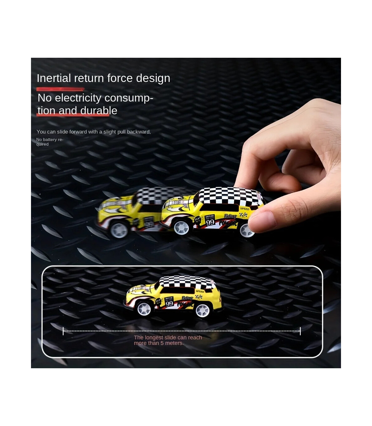 [50 vehicles] Ensemble de jouets de voitures de 3 pouces, 50 pièces, voitures de moulage en all