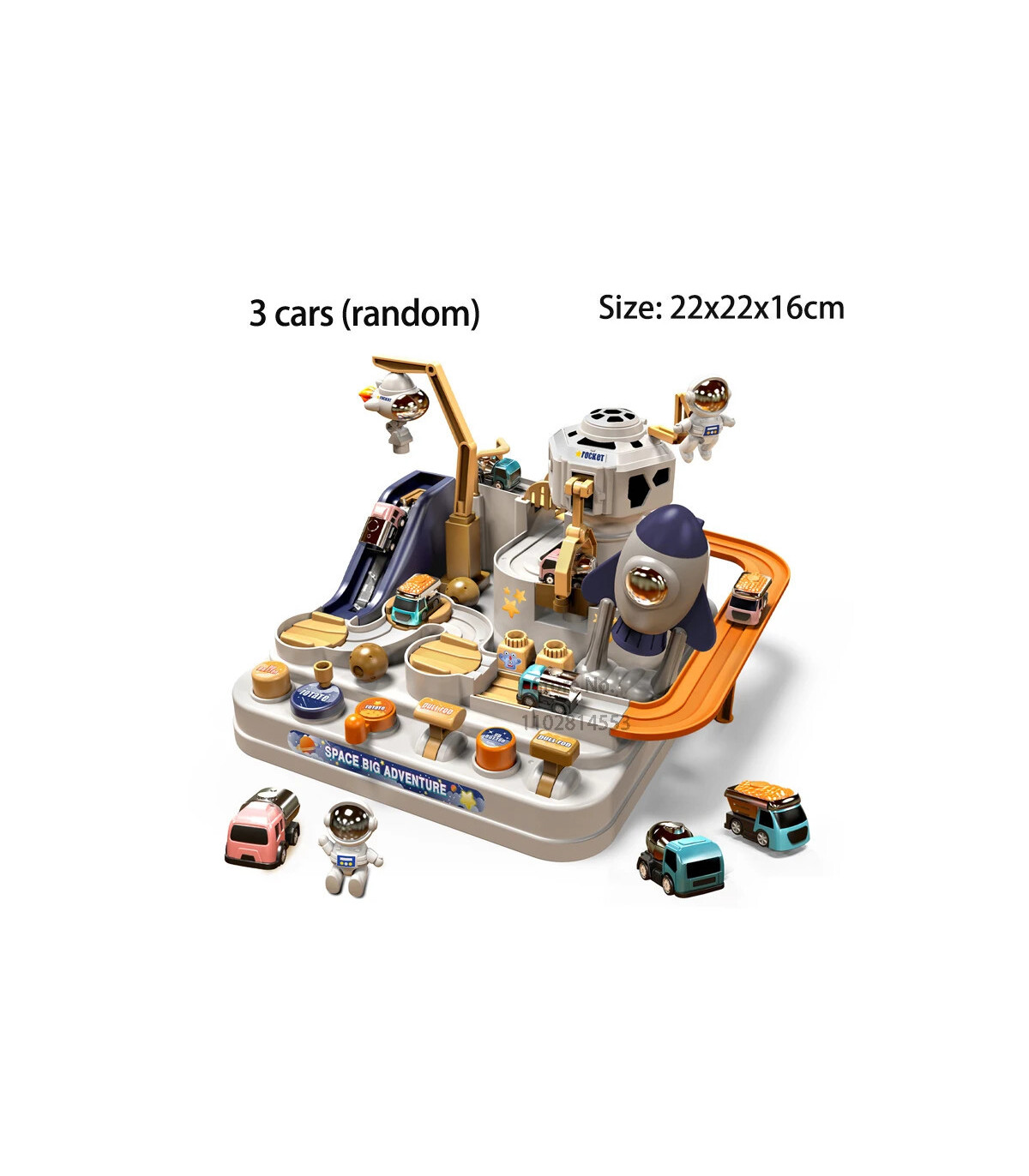 [A-555-2-3-car] Modèle de voiture sur Rail de course, jouets éducatifs pour enfants, jeu d\'aven