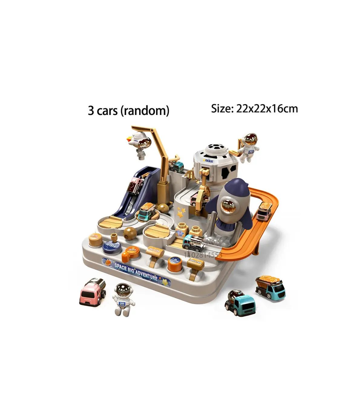 [A-555-2-3-car] Modèle de voiture sur Rail de course, jouets éducatifs pour enfants, jeu d\'aven