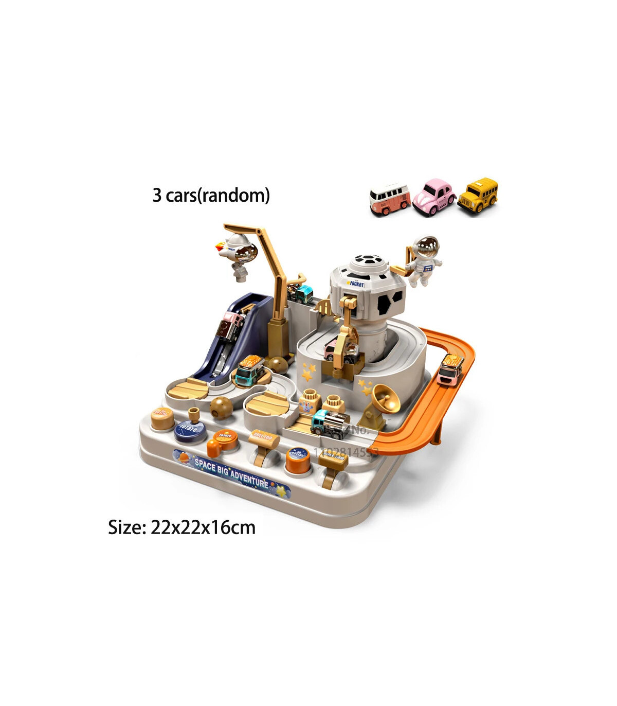 [A-555-1-3-car] Modèle de voiture sur Rail de course, jouets éducatifs pour enfants, jeu d\'aven