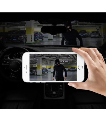 [D WIFI 1080P 64G] Caméra de tableau de bord DVR WiFi HD 4K 2160P, moniteur de stationnement 24